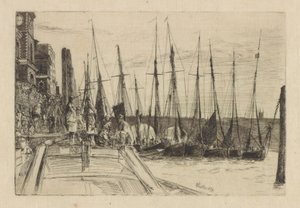 Billingsgate, 1859. by James Abbott McNeill Whistler