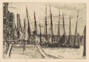 Billingsgate, 1859. by James Abbott McNeill Whistler