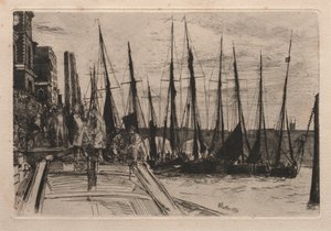 Billingsgate, 1859. by James Abbott McNeill Whistler
