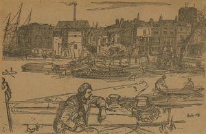 Kara Aslan İskelesi by James Abbott McNeill Whistler
