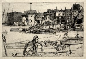 Kara Aslan İskelesi, 1859. by James Abbott McNeill Whistler