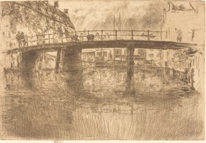 Köprü, Amsterdam, 1889. by James Abbott McNeill Whistler