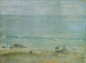 Kıyıda, St. Ives (gemide petrol) by James Abbott McNeill Whistler