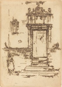 Şapel Kapısı, Montresor, 1888. by James Abbott McNeill Whistler