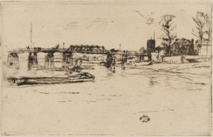 Chelsea, 1879. by James Abbott McNeill Whistler