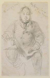 Chez George Sauer ve Aslan Kül, 1858. by James Abbott McNeill Whistler