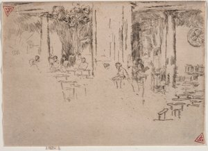 Kilise, Brüksel. by James Abbott McNeill Whistler