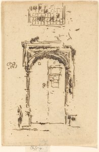 Kilise Kapısı, Edgemere. by James Abbott McNeill Whistler