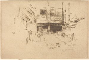 Kıyafet Borsası, No.I, 1887. by James Abbott McNeill Whistler