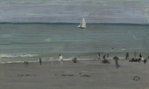 Sahil Manzarası, Yıkananlar, 1884-85 by James Abbott McNeill Whistler