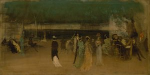 Cremorne Bahçeleri, No. 2, ca. 1870-80. by James Abbott McNeill Whistler
