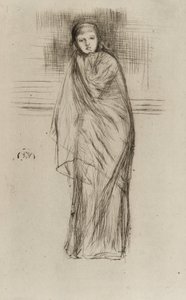 Drapeli Model, 1870. by James Abbott McNeill Whistler
