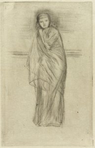 Drapeli Model, 1870. by James Abbott McNeill Whistler