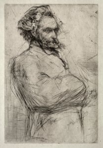 Drouet, 1859. by James Abbott McNeill Whistler
