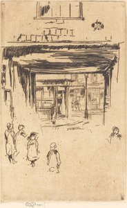 Drury Lane, c. 18801881. by James Abbott McNeill Whistler