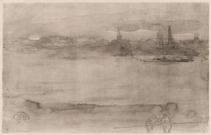 Sabah erken, 1878. by James Abbott McNeill Whistler