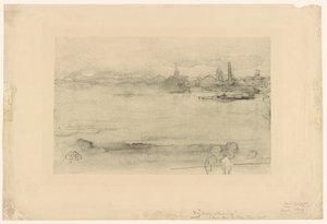 Sabah erken, 1878. by James Abbott McNeill Whistler