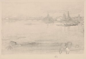 Sabah erken, 1878. by James Abbott McNeill Whistler