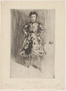 Elinor Leyland, 1873. by James Abbott McNeill Whistler