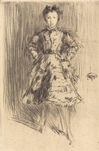 Elinor Leyland, 1873. by James Abbott McNeill Whistler