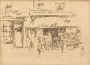Exeter Caddesi, c. 18861888. by James Abbott McNeill Whistler