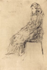 Fanny Leyland, 1873. by James Abbott McNeill Whistler