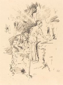 Baba ve Oğul, 1895. by James Abbott McNeill Whistler