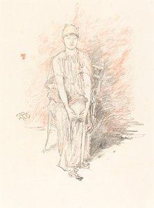 Renklerde Figür Çalışması, 1890. by James Abbott McNeill Whistler