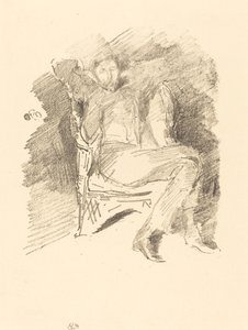 Ateş Işığı: Joseph Pennell, No. 1, 1896. by James Abbott McNeill Whistler