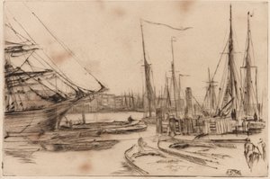 Billingsgate'den, 1878. by James Abbott McNeill Whistler