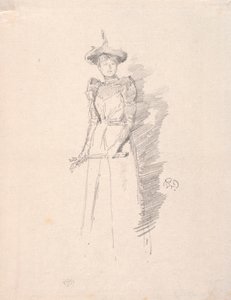 Süet eldivenler, 1890. by James Abbott McNeill Whistler
