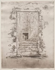 Bahçe, 1886. by James Abbott McNeill Whistler