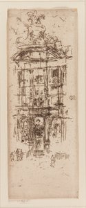 Altın Ev, Brüksel, 1887. by James Abbott McNeill Whistler