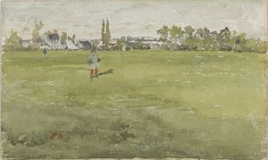 Yeşil ve Gümüş: Beaulieu, Touraine by James Abbott McNeill Whistler