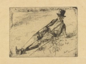 Greenwich Emeklisi, 1859. by James Abbott McNeill Whistler