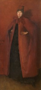 Kırmızı Uyum: Lamba Işığı, 1884-86 by James Abbott McNeill Whistler