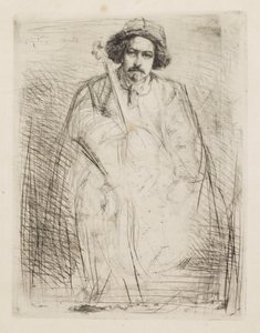 J. Becquet, Heykeltıraş, 1859. by James Abbott McNeill Whistler