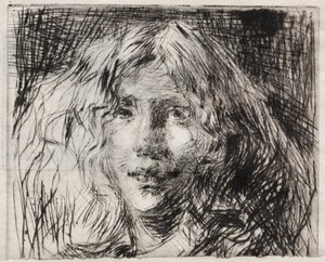 Joanna Hefferman, İrlandalı Güzel, 1866. by James Abbott McNeill Whistler