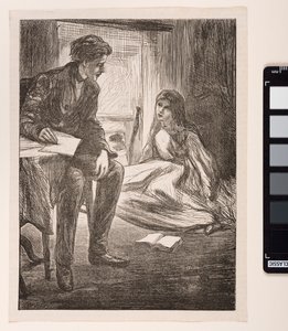 Kenneth ve Lena Graeme, "Deneme Vaazı"nda, 1862 by James Abbott McNeill Whistler