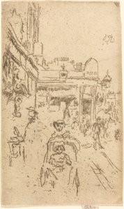 King's Road, Chelsea, c. 18861888. by James Abbott McNeill Whistler