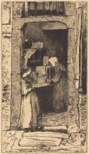 Hardal Satıcısı, 1858. by James Abbott McNeill Whistler