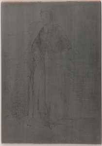 La Mere Gerard. Doğadan On İki Gravürden Biri, 1857-1858. by James Abbott McNeill Whistler