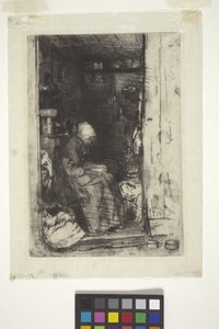 La Vielle Aux Loques (gravür) by James Abbott McNeill Whistler