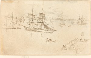Lagün: Öğlen, 18791880. by James Abbott McNeill Whistler