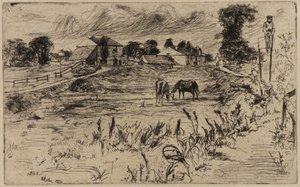 Atlı Manzara, 1859. by James Abbott McNeill Whistler
