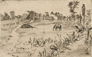 Atlı Manzara, 1859. by James Abbott McNeill Whistler