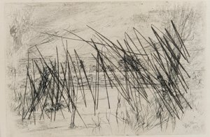 Bir Balıkçı ile Manzara, 1861. by James Abbott McNeill Whistler
