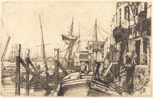 Kireçhane, 1859. by James Abbott McNeill Whistler