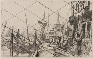 Kireçhane, 1859. by James Abbott McNeill Whistler