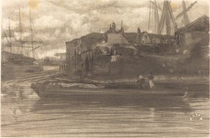 Kireçhane, 1878. by James Abbott McNeill Whistler